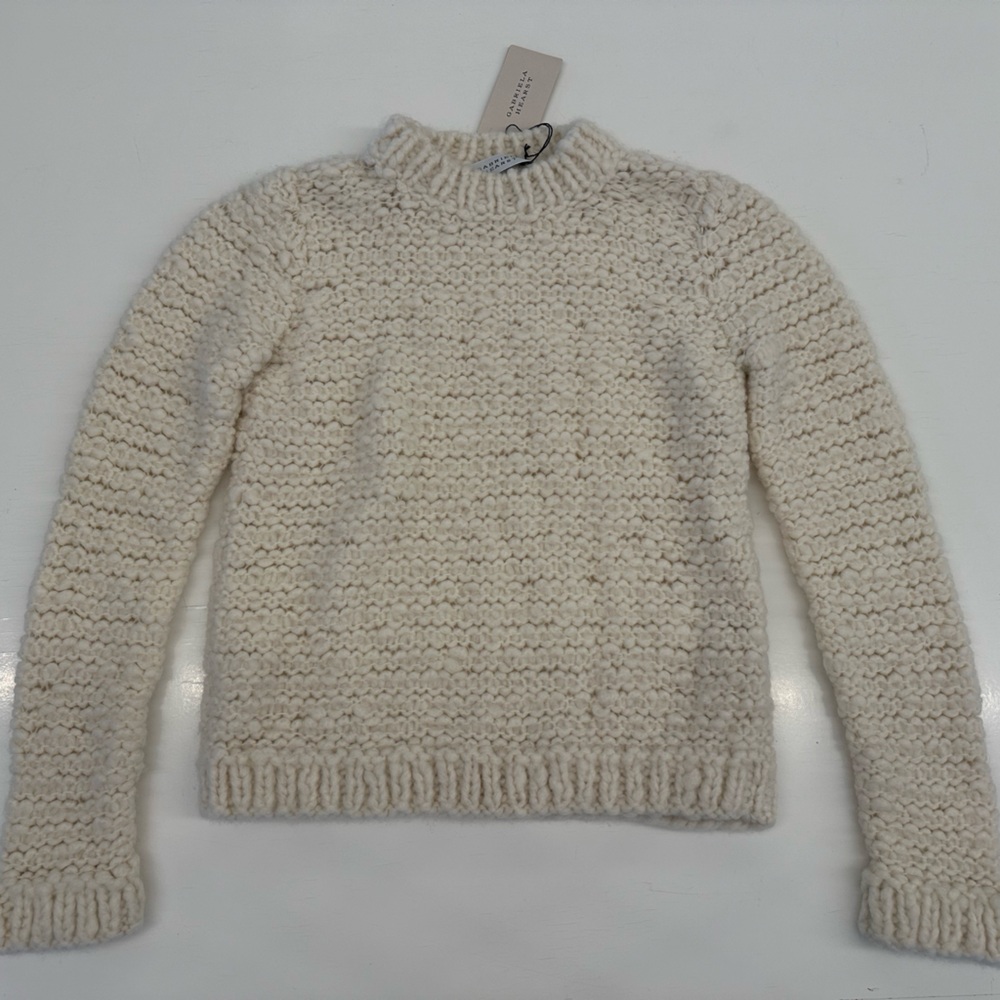Crème Gabriela Hearst cashmere sweater BNWT